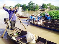 HCMC – Cai Be floating market – Vinh Long city  